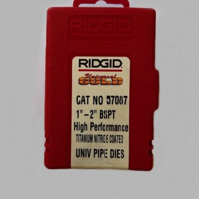 Ridgid Gold Dies 1″ to 2″ HS SS BSPT 57087