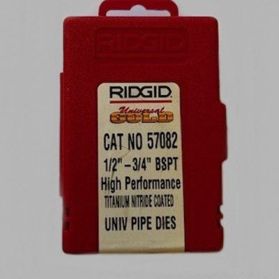 Ridgid Gold Dies 1/2" to 3/4" HS SS. BSPT 57082