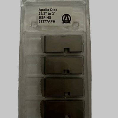 Apollo 2 1/2" to 3" BSPT HSS Compatible Dies 51377APH